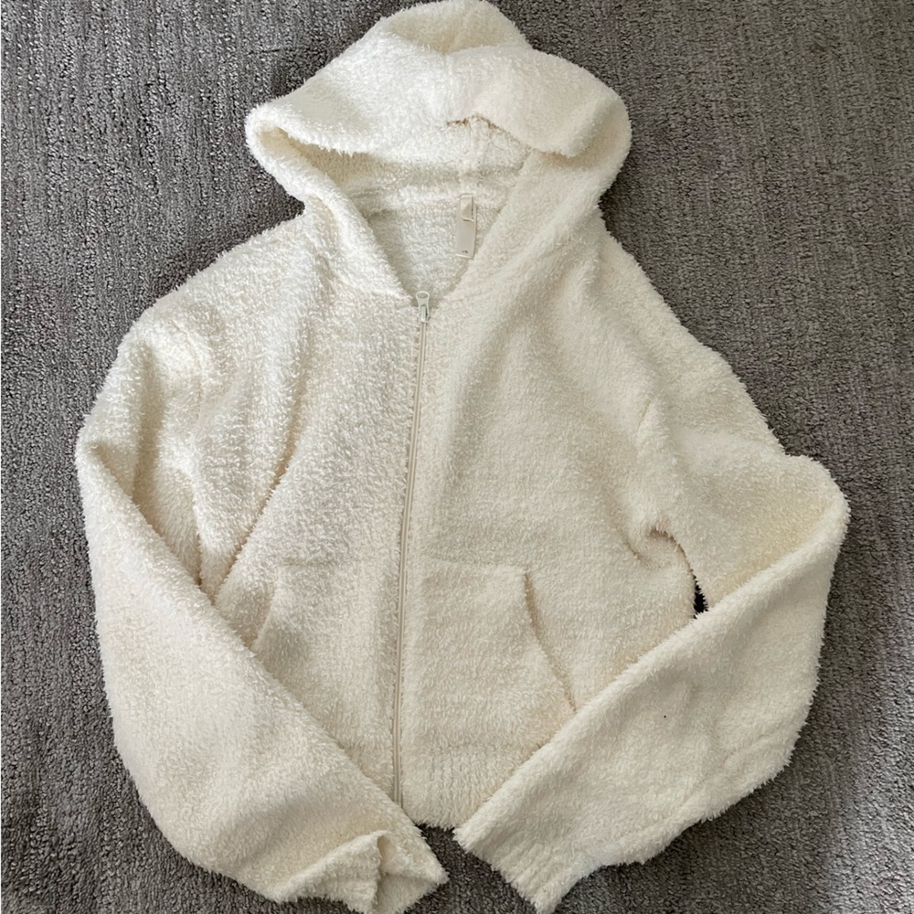 Skims Teddy Zip Up Sweater - Barely Worn!